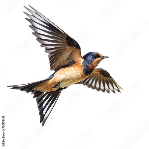 barn swallow isolated on transparent background