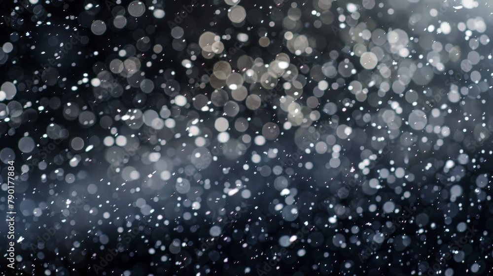 Snow-covered ground close-up with abundant snow Snow-covered ground close-up with abundant snow