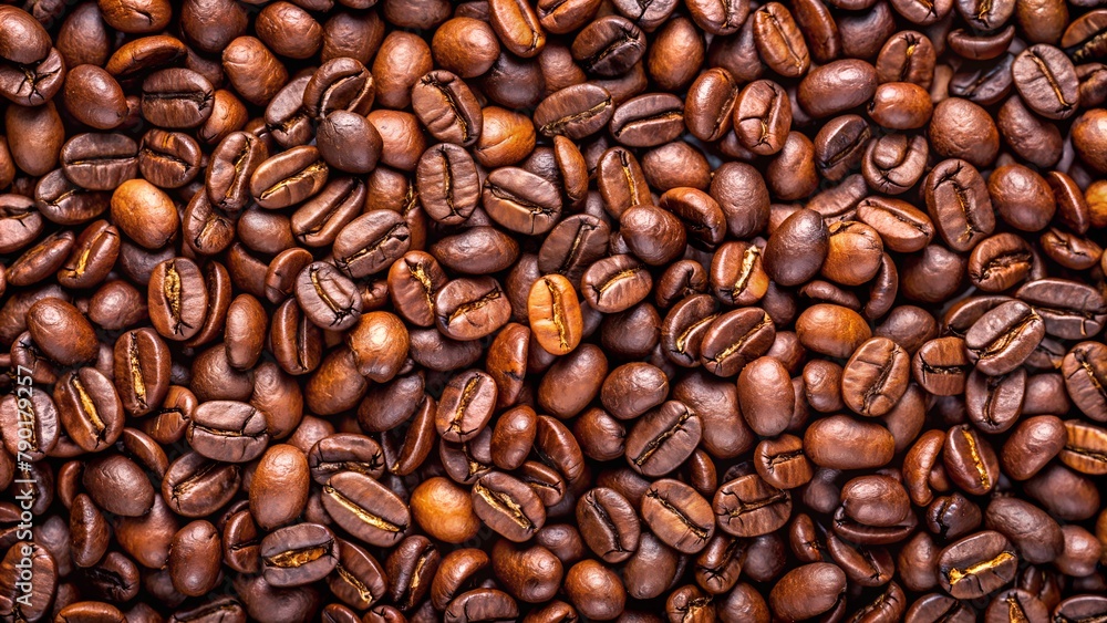 colorful background from coffee beans. view from above colorful background from coffee beans. view from above