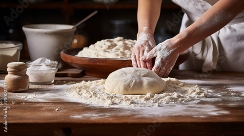 Baking Process: Capturing the art and science of baking, from kneading dough to icing cakes.