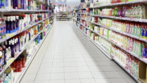 Wallpaper Mural Abstract blurred supermarket.  Torontodigital.ca