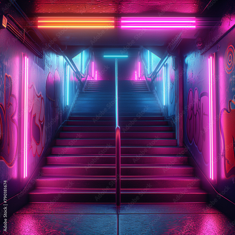 neon corridor