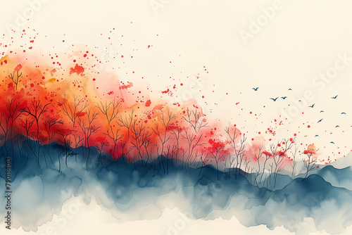 abstract watercolor background