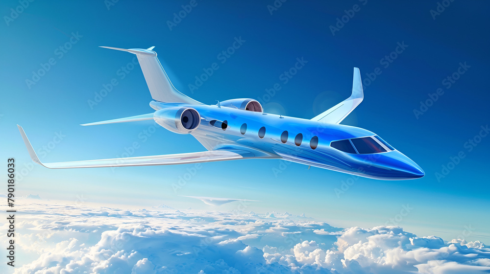 Fototapeta premium airplane,generative ai