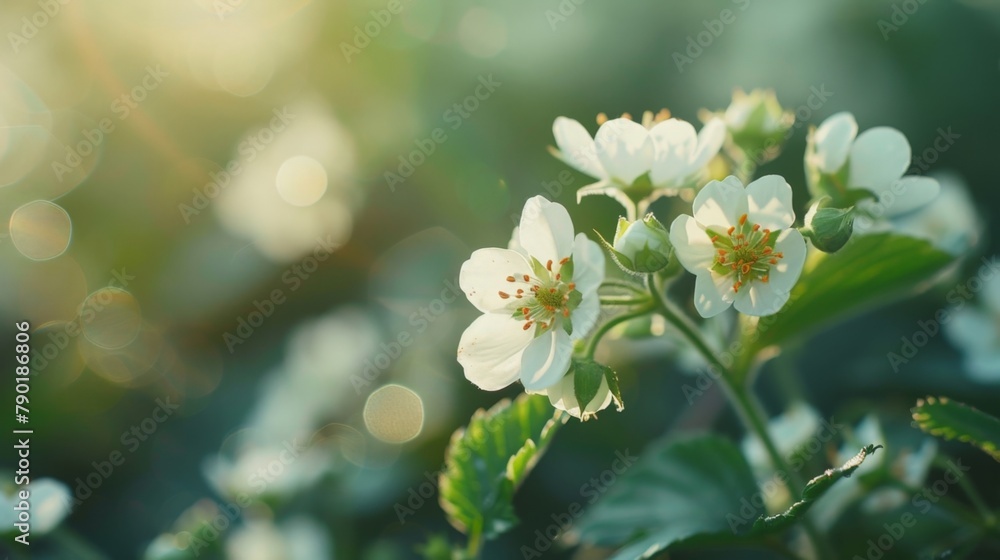 Close up of abundant white flowers Close up of abundant white flowers