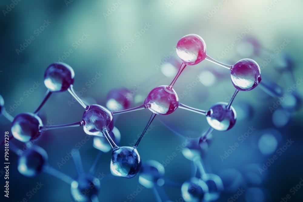 Close-Up of a Chemical Structure Close-Up of a Chemical Structure