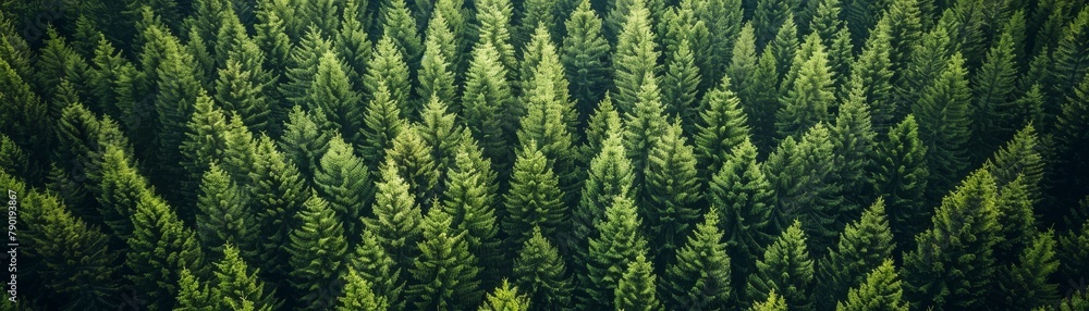 A high-altitude drone shot of a massive reforestation area, patterns of tree growth visible, text space on the right A high-altitude drone shot of a massive reforestation area, patterns of tree growth visible, text space on the right