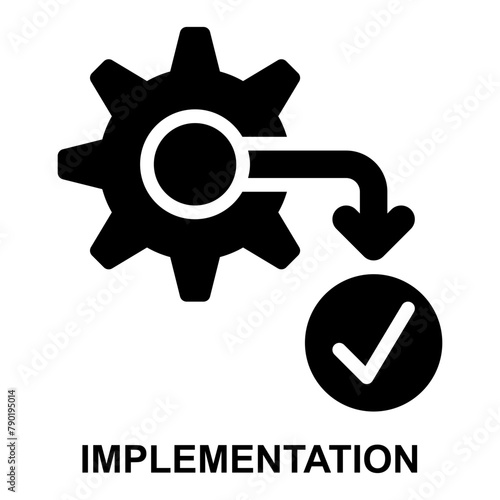  implementation, deliverable, output, release, project, system expanded solid or glyph style