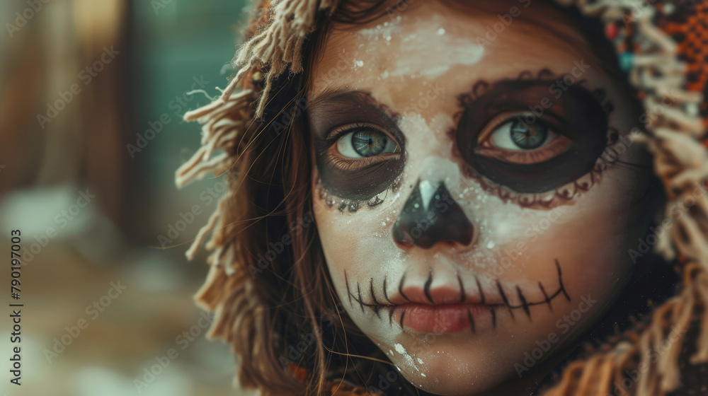 little kids for Halloween and pumpkin little kids for Halloween and pumpkin