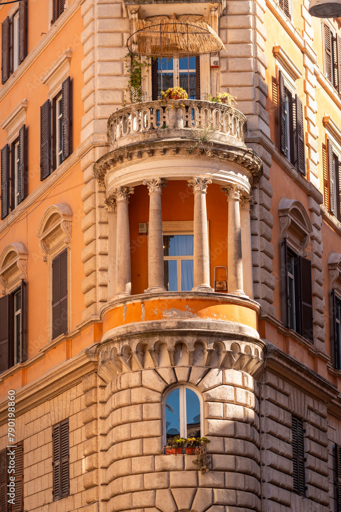 Bâtiments de style à Rome