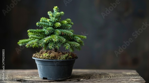 dwarf alberta spruce, potted, 16:9