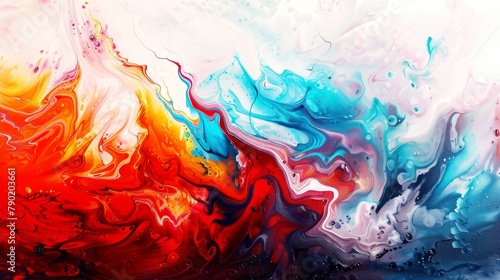 paint art abstract  liquid  flower  wave background