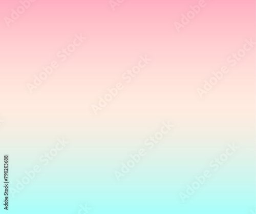 パステルカラーのグラデーション -かわいいピンクと水色の背景 - 6:5 - 300×250比率
