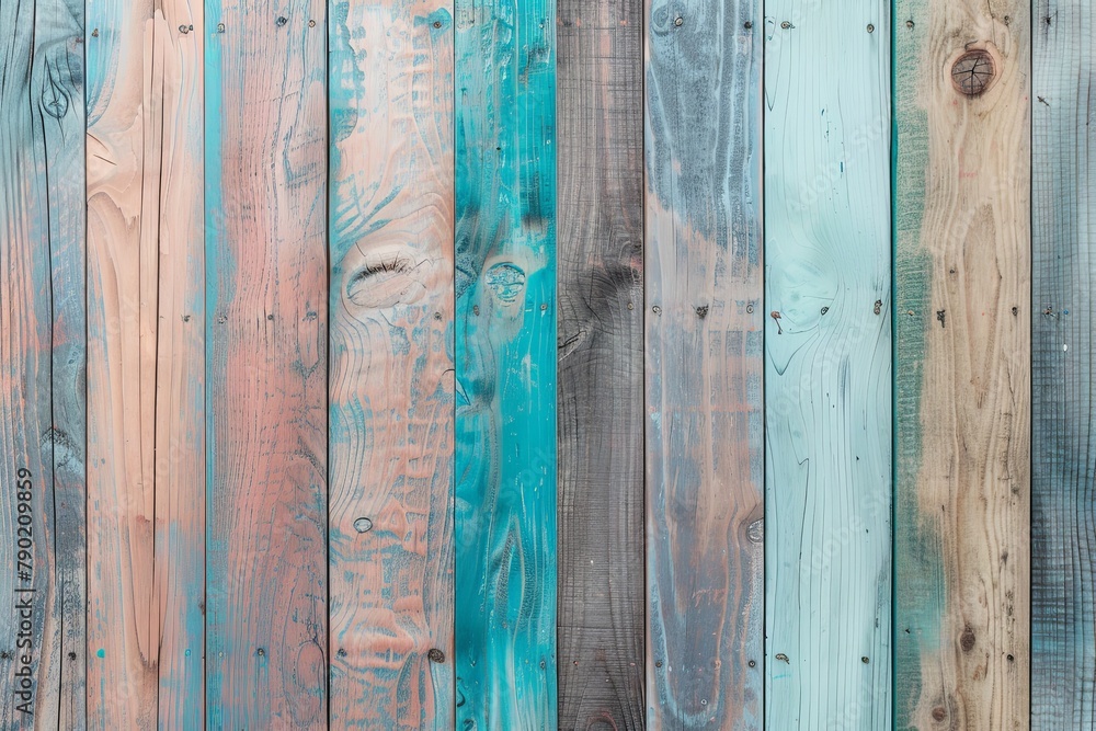 Colorful Wooden Plank Background Colorful Wooden Plank Background
