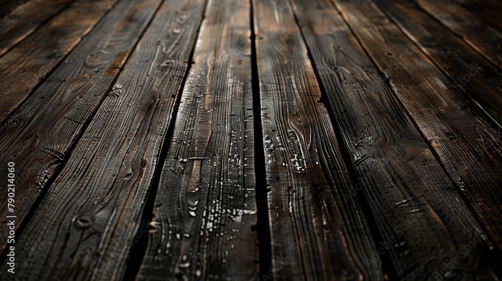 enigmatic wood texture, a canvas of natural patterns aged by time. The retro planks' surface, with its deep grooves and seasoned character enigmatic wood texture, a canvas of natural patterns aged by time. The retro planks' surface, with its deep grooves and seasoned character