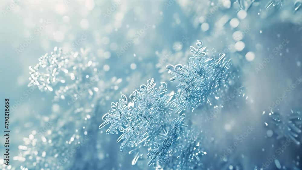 Frosty Glow: Minimalist Blue Background. Generative ai Frosty Glow: Minimalist Blue Background. Generative ai