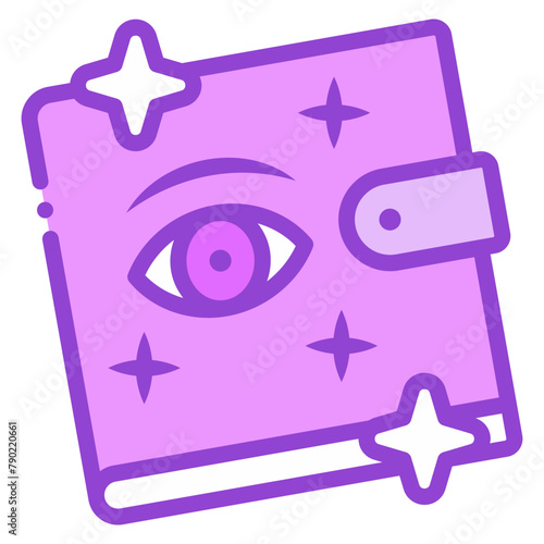 grimoire magic book icon