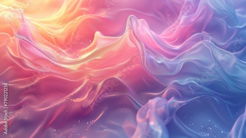 Abstract Pastel Colors Stream Pattern