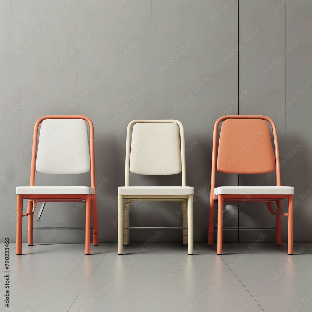 Obraz premium chairs in a row