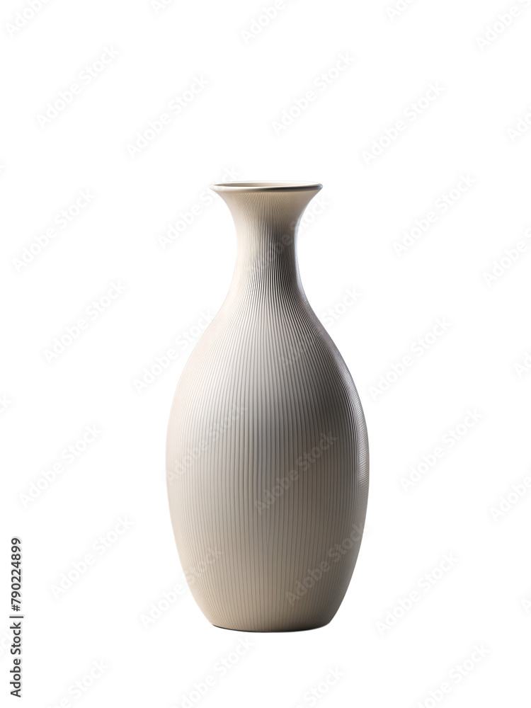 minimalist style vase isolated on transparent background minimalist style vase isolated on transparent background