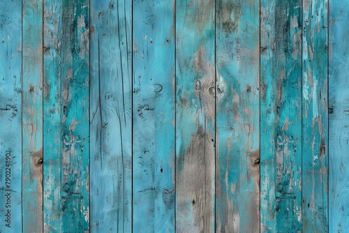 Vintage Turquoise Wooden Texture