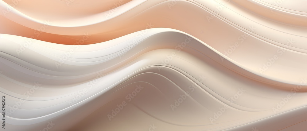 Seamless soft flowing waves in a subtle 3D design, modern minimalism Seamless soft flowing waves in a subtle 3D design, modern minimalism