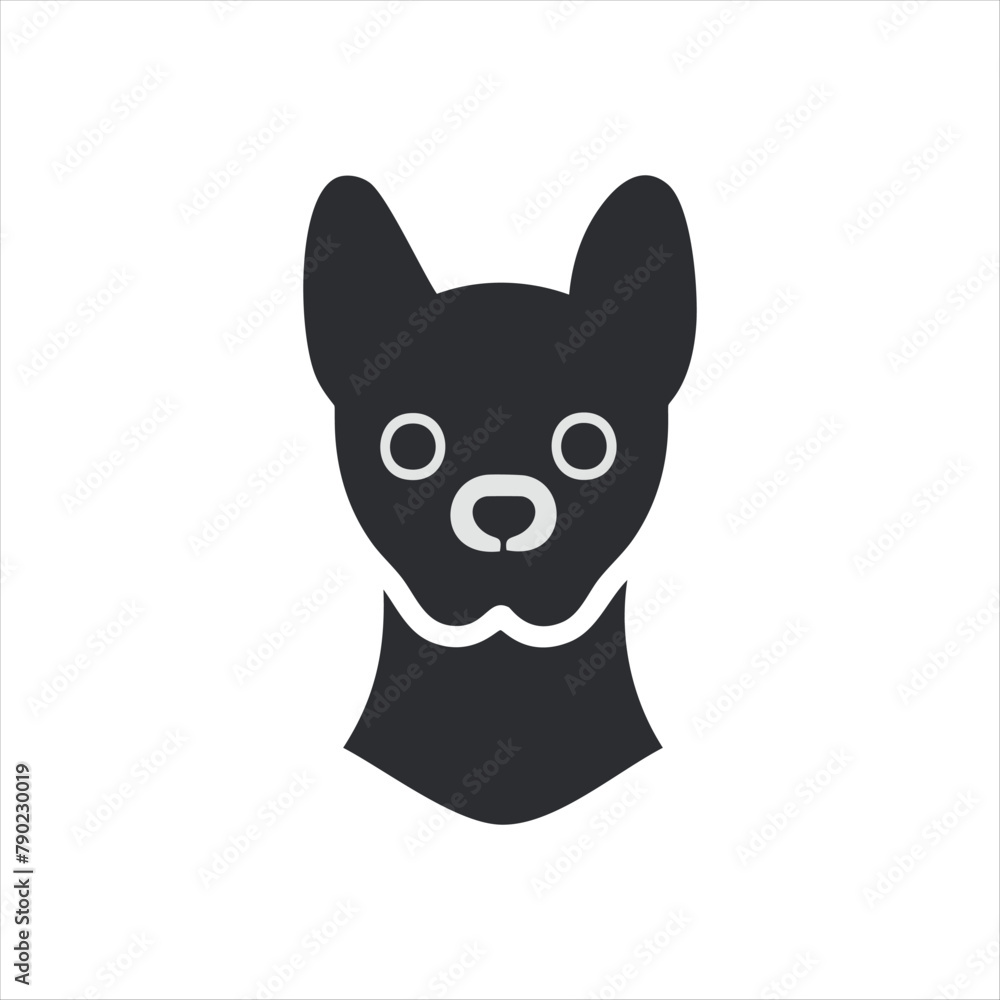 Pet dog icon symbol template for graphic and web design collection logo vector illustration Pet dog icon symbol template for graphic and web design collection logo vector illustration