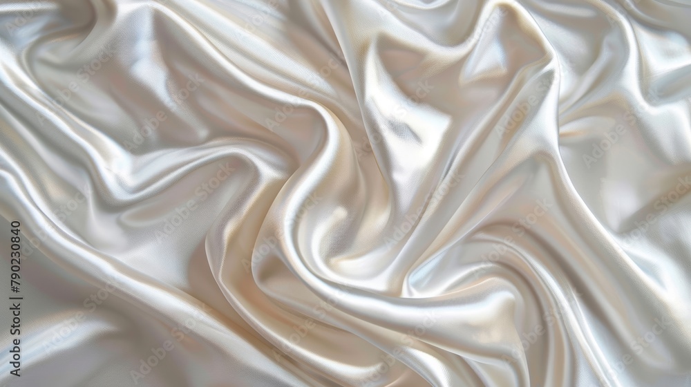 Undulating folds of silky satin fabric create a dynamic and captivating visual symphony of motion and light. Undulating folds of silky satin fabric create a dynamic and captivating visual symphony of motion and light.