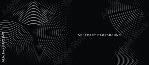 futuristic technology lines black background