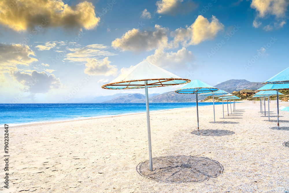 Triopetra Strand, Insel Kreta, Griechenland Triopetra Strand, Insel Kreta, Griechenland
