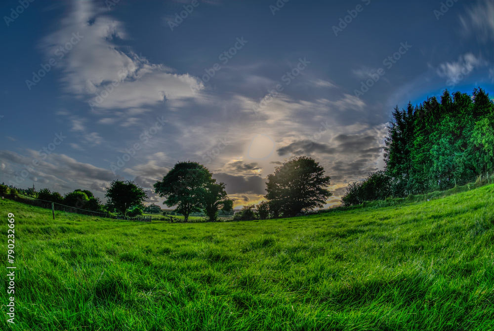 Obraz premium Landscape Sunset