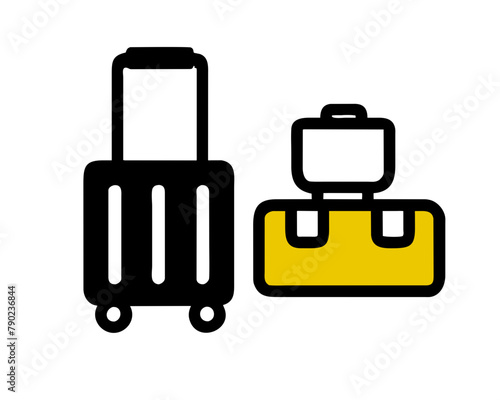 Travel luggage vector