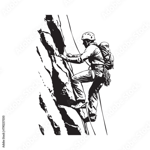 Mountain Climbing Vector Art, Icons, and Graphics