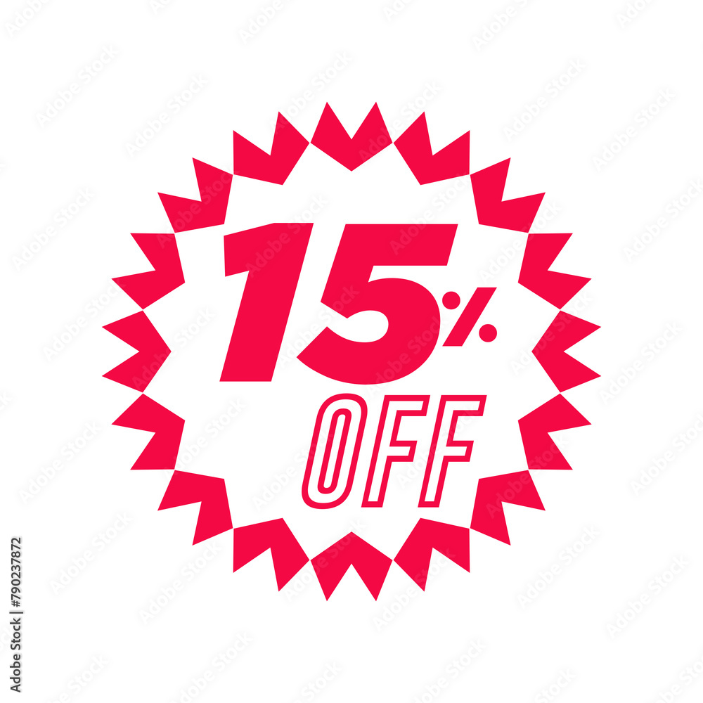 10 20 25 15 off red rubber stamp label 10 20 25 15 off red rubber stamp label
