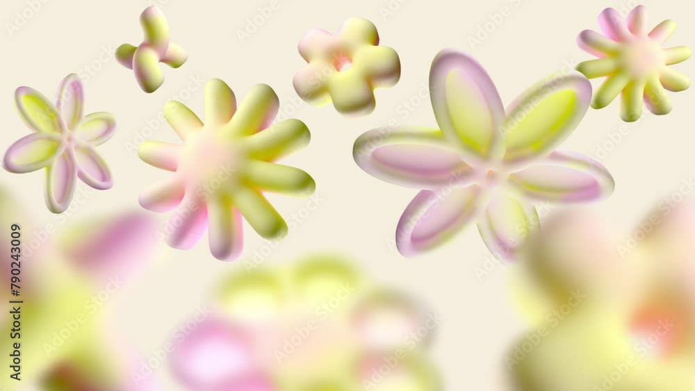 Rotating gradient shapes background loop video Rotating gradient shapes background loop video