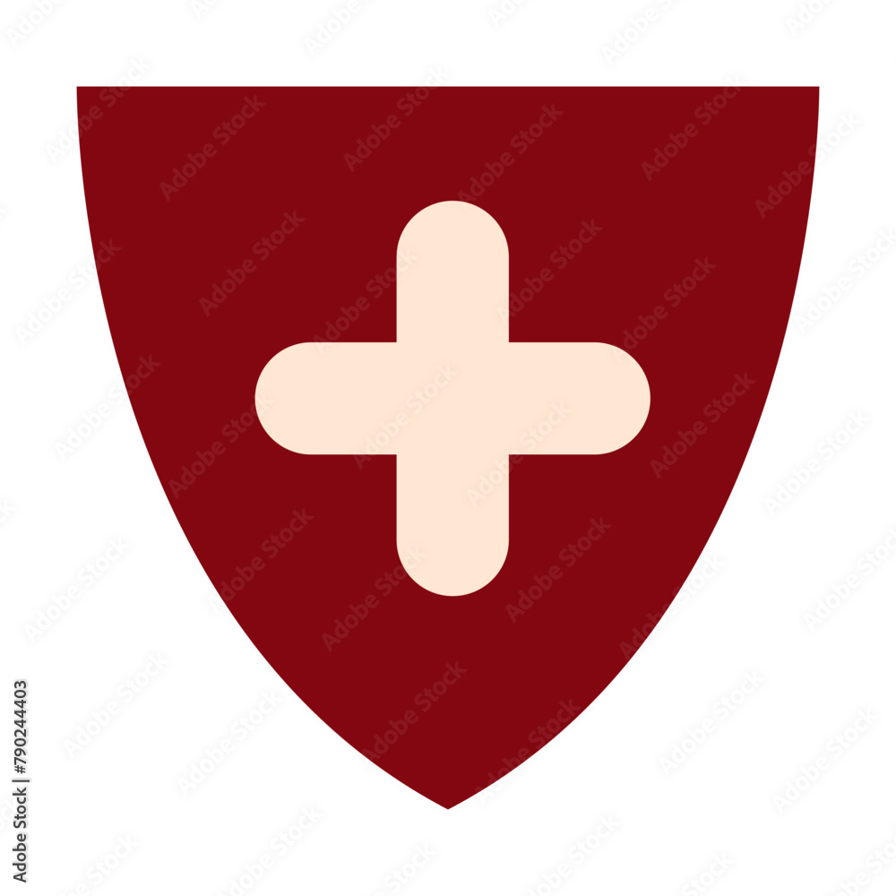 Fototapeta premium Premium World Cross Day Vector Logo Item Clipart