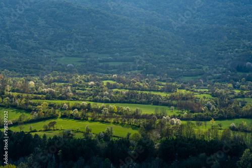 Scenic view in the village of Barrea, province of L'Aquila in the Abruzzo region of Italy. © e55evu