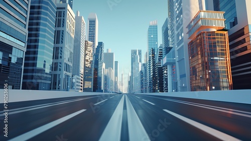 A road in the city of Metaverse