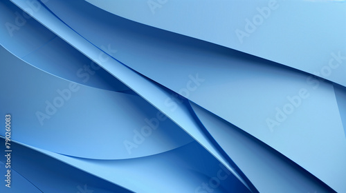 blue blocked abstract background with soft shadows, minimalist contemporary visaul artwork (4) photo