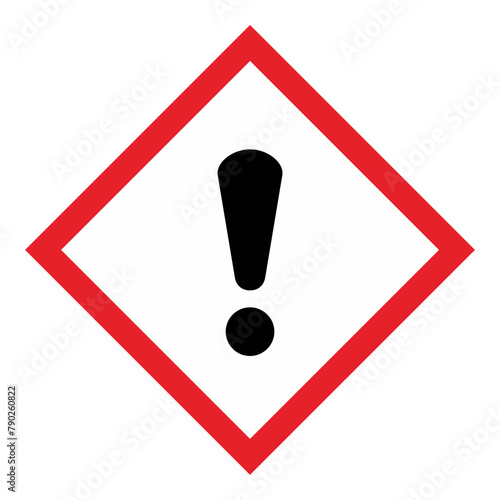 GHS Chemicals Label Pictograms and Hazard Classes - Acute toxicity harmful
