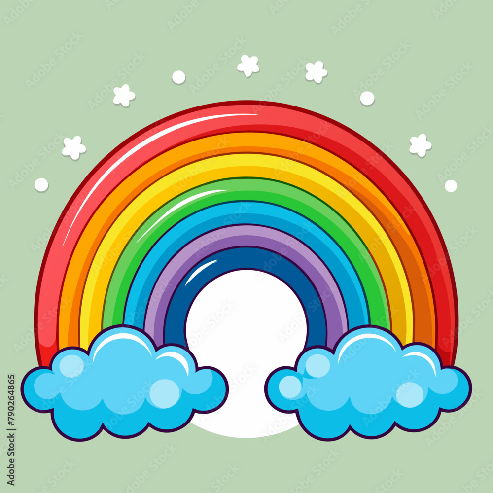 illustration of rainbow illustration of rainbow