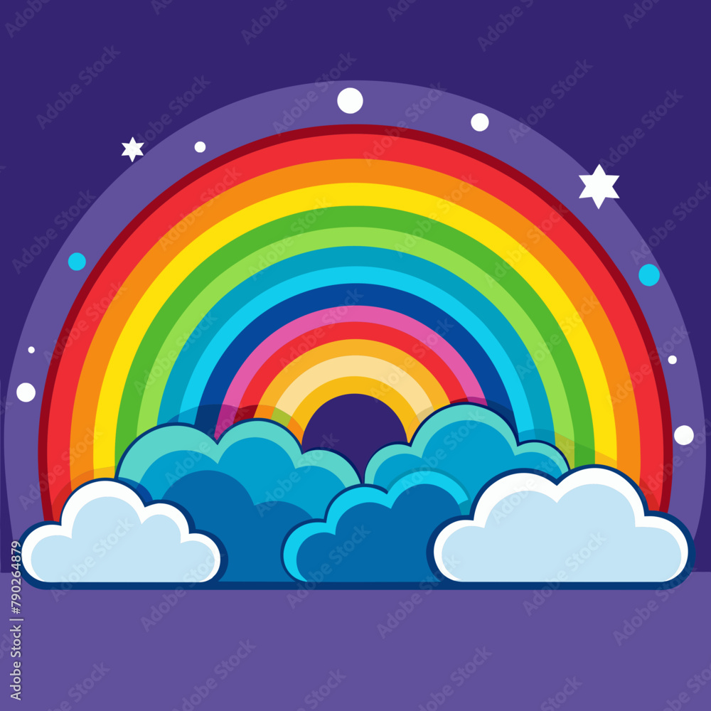 illustration of rainbow illustration of rainbow