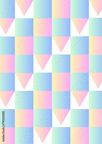 Pencil color seamless geometric pattern
