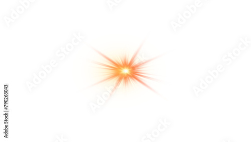 PNG sunlight special lens flare light effect. Stock royalty free. 