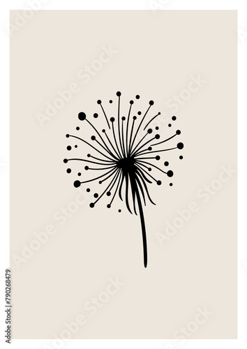 Black Dandelion on cream background wall art

A2 format (420 x 594 mm) - cream background. 
I can amend  colours depending on your need free of charge, just contact me.
 (ID: 790268479)