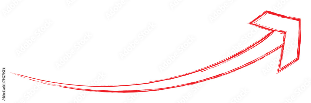 Illustration of a red arrow. Hand painted arrow drawn with ink brush. 11:11 Illustration of a red arrow. Hand painted arrow drawn with ink brush. 11:11