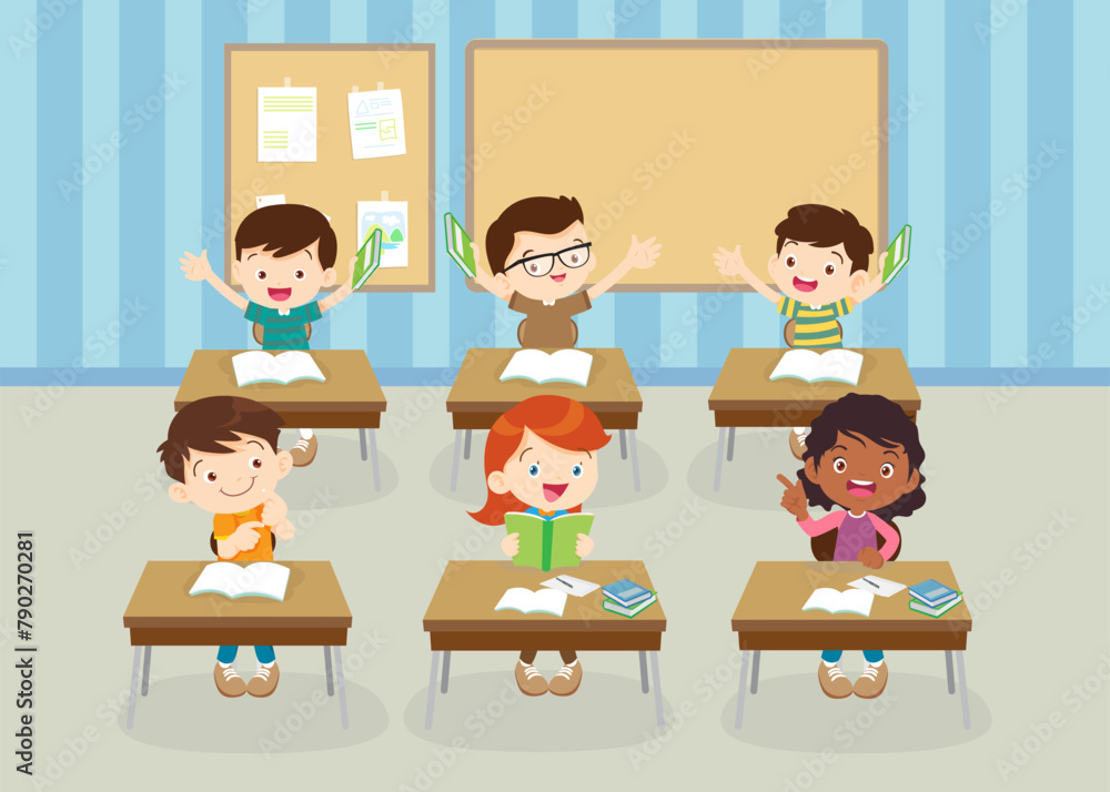 students and teacher in classroom students and teacher in classroom