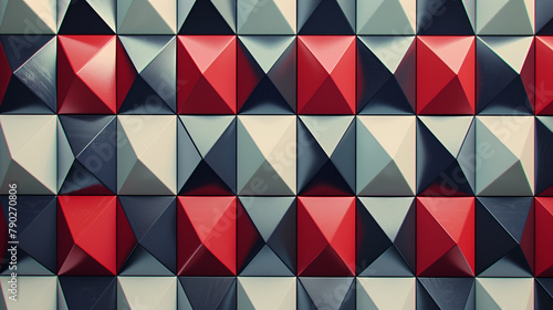 abstract background with triangles, Generative AI