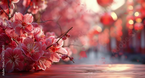Pink Flowers Arranged on Table