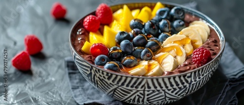 Platter of Fruit on Table